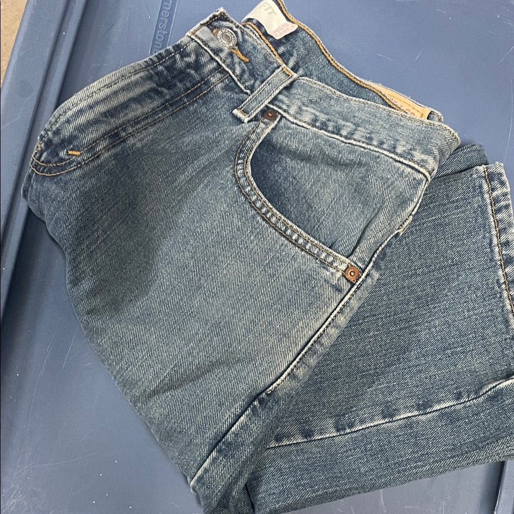 Denim Blue Men's Straight Jeans